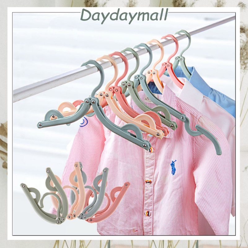 DD108 COD Gantungan Hanger Lipat Portable Travel Murah Hanger Baju Pakaian Import SerbaGuna