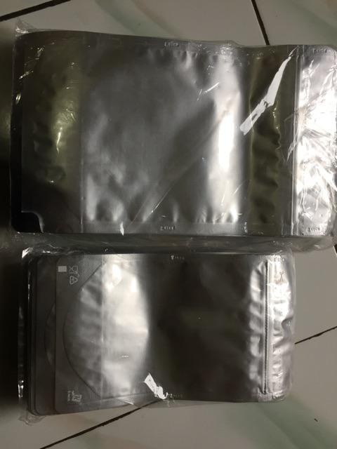 Standing Pouch Alumunium Foil 14 X 23 Merah Gold Hitam Silver Hijau Putih White 500z