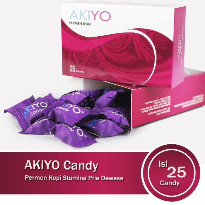 

COD Asli Permen Akiyo Candy BPOM Eceran 1 Box isi 25 Pcs Ori Produk