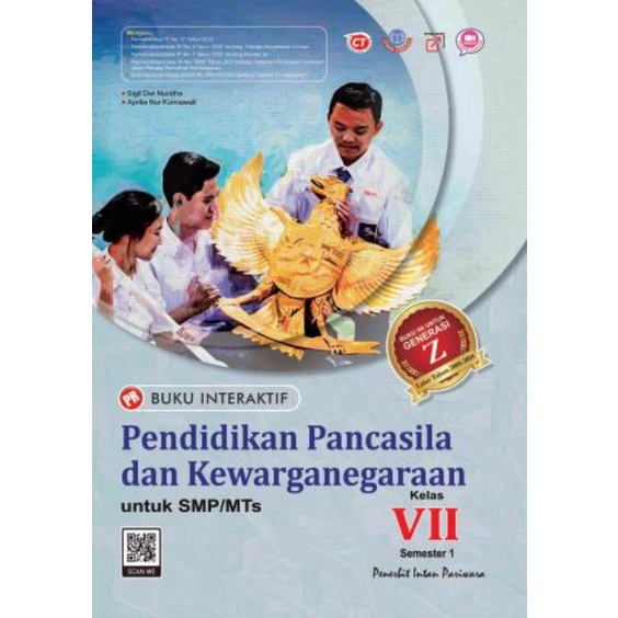 

BUKU LKS PR INTERAKTIF PPKN KELAS 7 SEMESTER 1 TAHUN 2023 PENERBIT INTAN PARIWARA KURIKULUM K13 SMP/MTS