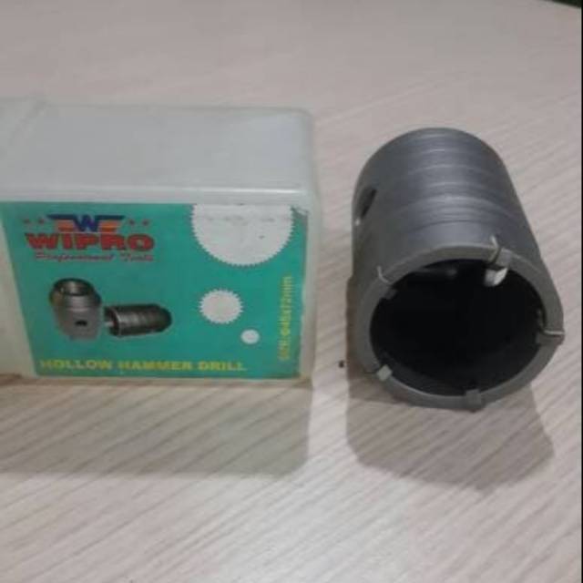 WIPRO Hollow core drill 40mm mata bor holesaw beton 40 mm TCT