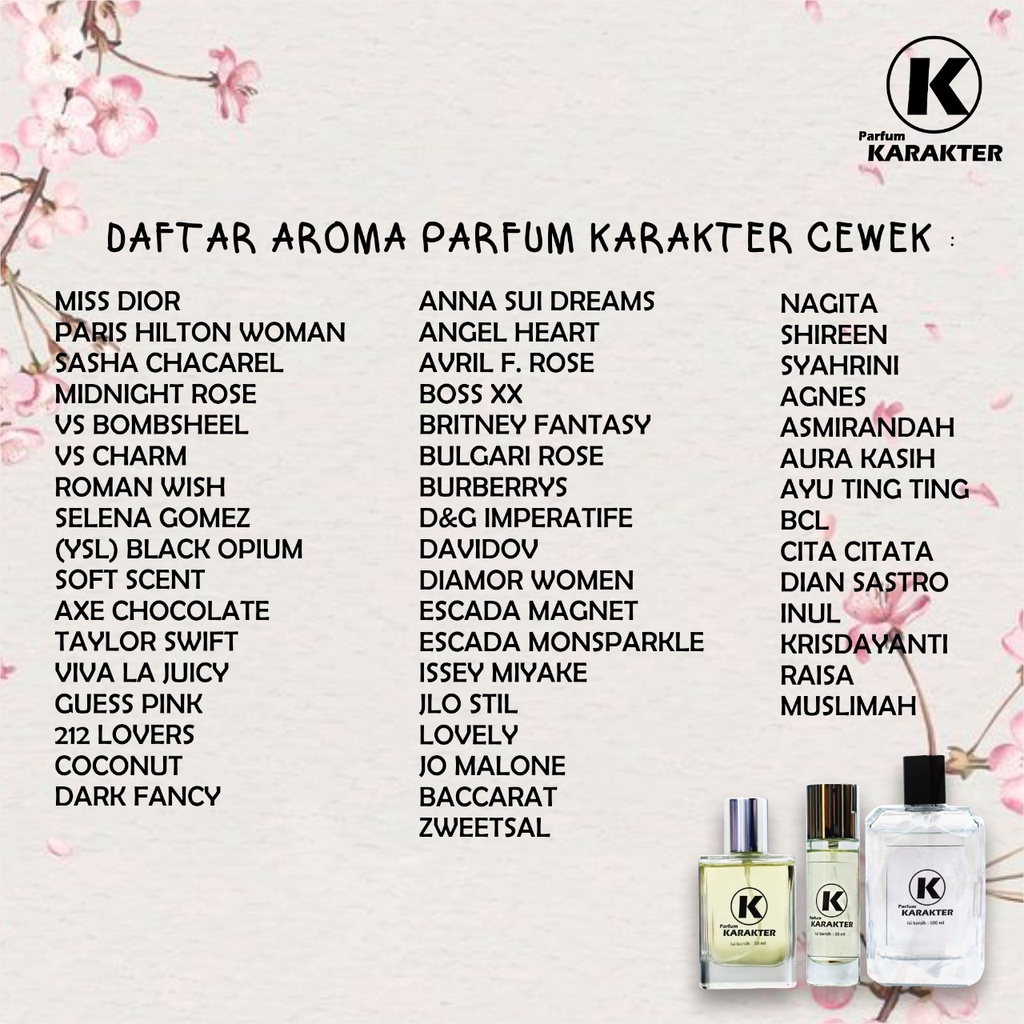 Parfum Cewek Burbberys | Bibit Parfum Import Wangi &amp; Tahan Lama | Kemasan 50ml | Bisa Cod | Terlaris