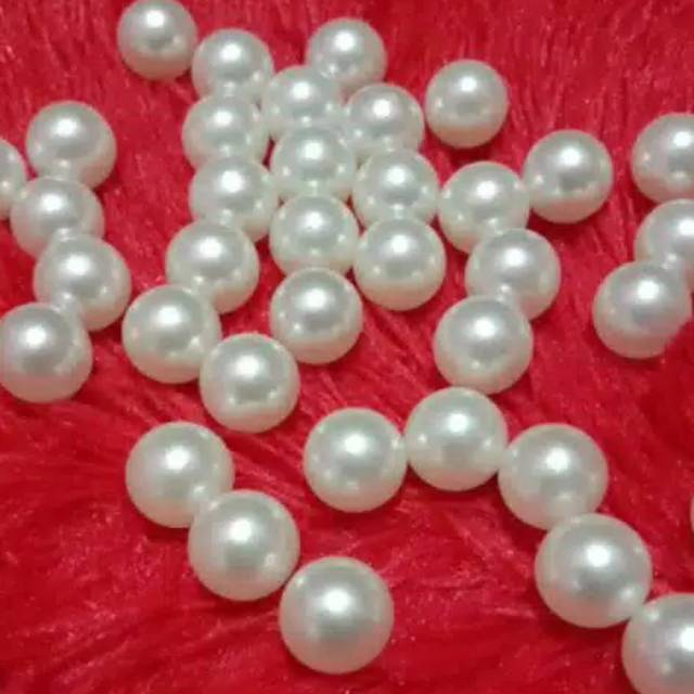 Mutiara tindik /mutiara tembak kilap 6,8,10 mm