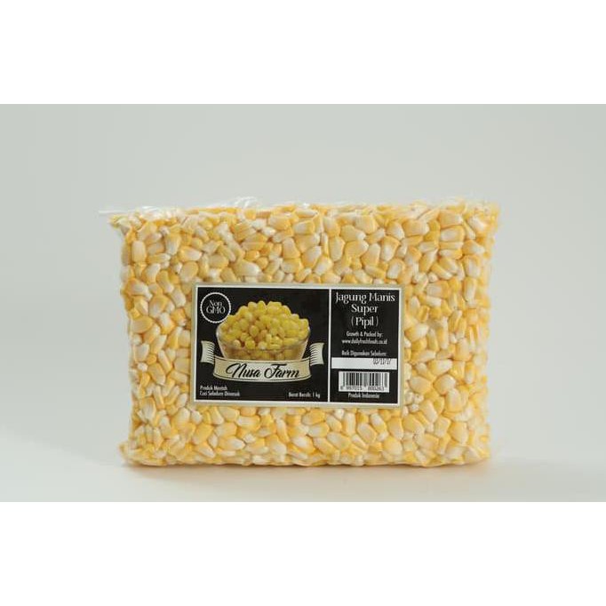 SPECIAL Sweet Corn Whole Kernel/Jagung pipilan-Daily Fresh 1kg (Jasuke)