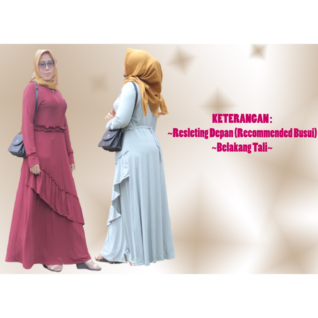 Gamis Bahan Jersey Premium Gamis Premium Busui GAMIS POLOS SUPER MURAH BAHAN JERSEYGamis jerseypolos