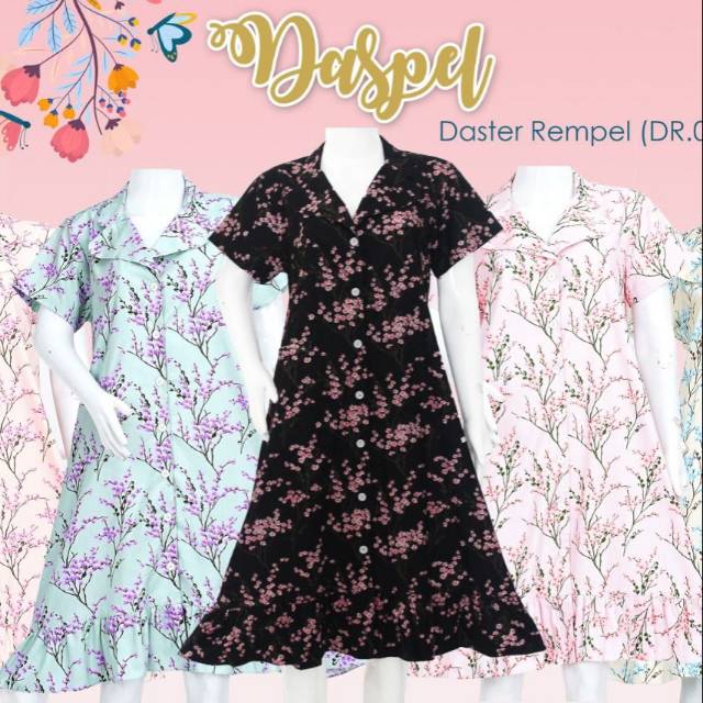 Homedress katun jepang /daster katunjepang/jelita homedress/daster rempel