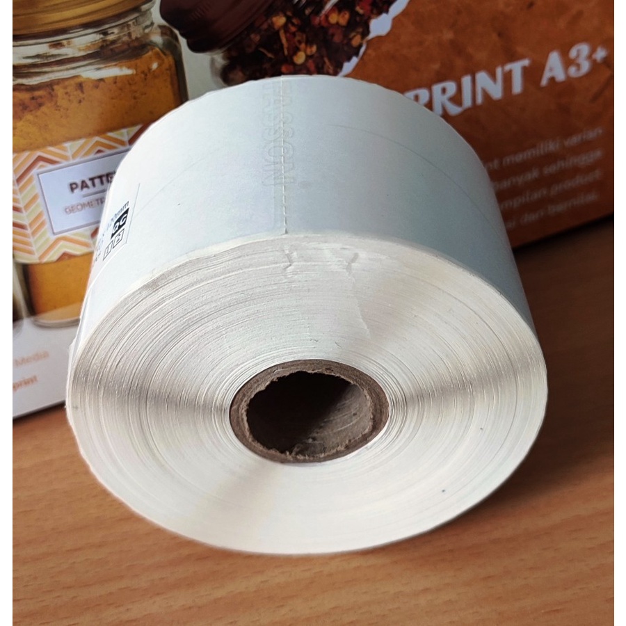

LABEL SEMICOATED 50x120 mm ISI 400 PCS STIKER BARCODE 50 x 120 ETIKET