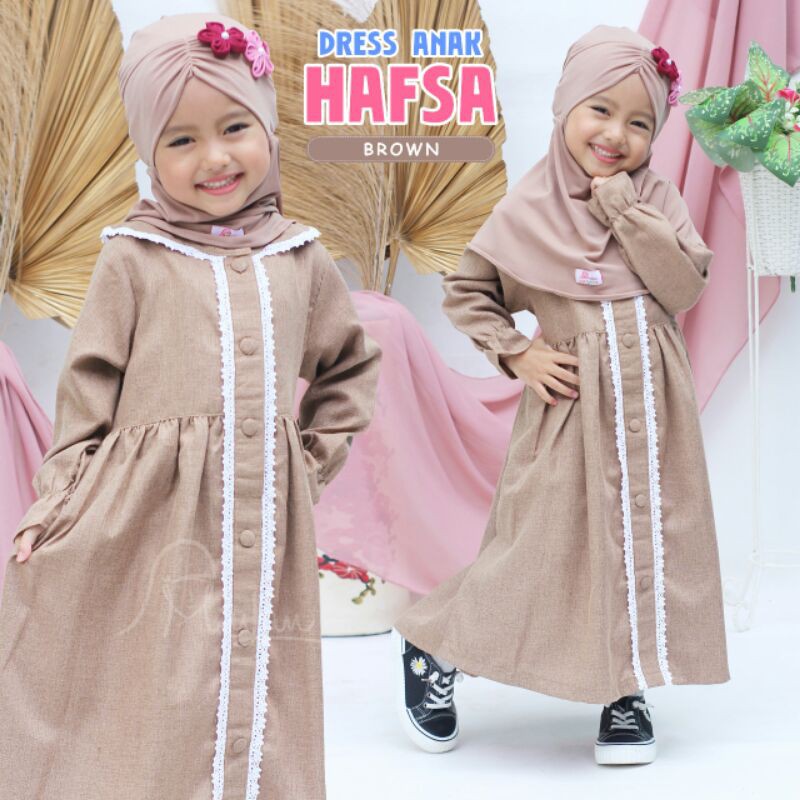 DRESS MUSLIM ANAK HAFSA ||MIULAN KIDS
