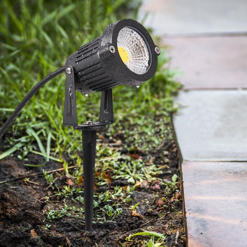 LAMPU TAMAN TANCAP TEMPEL 5WATT/3WATT MODEL MATA DAN COB OUTDOOR WATERPROFF / SPOTLIGHT