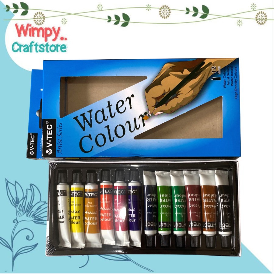 

Cat Air V-TEC Water Color set 12 x 6ml Cat Air VTEC VT-1325 CAT-4