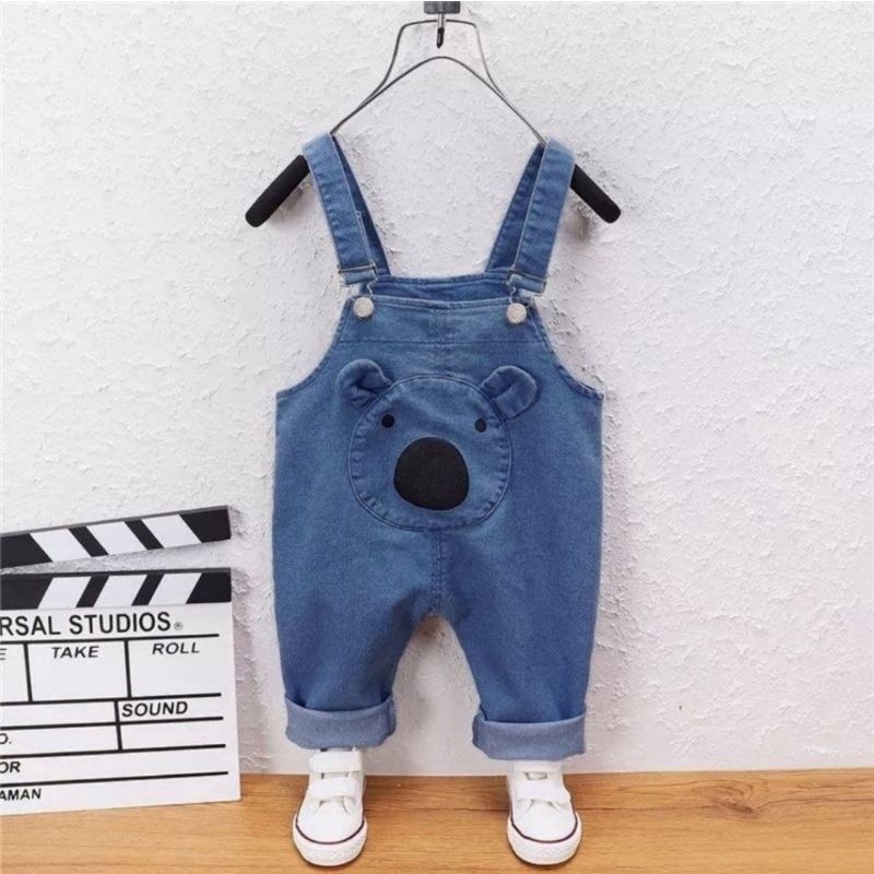 OVERALL JEANS PANJANG ANAK/BAJU KODOK ANAK