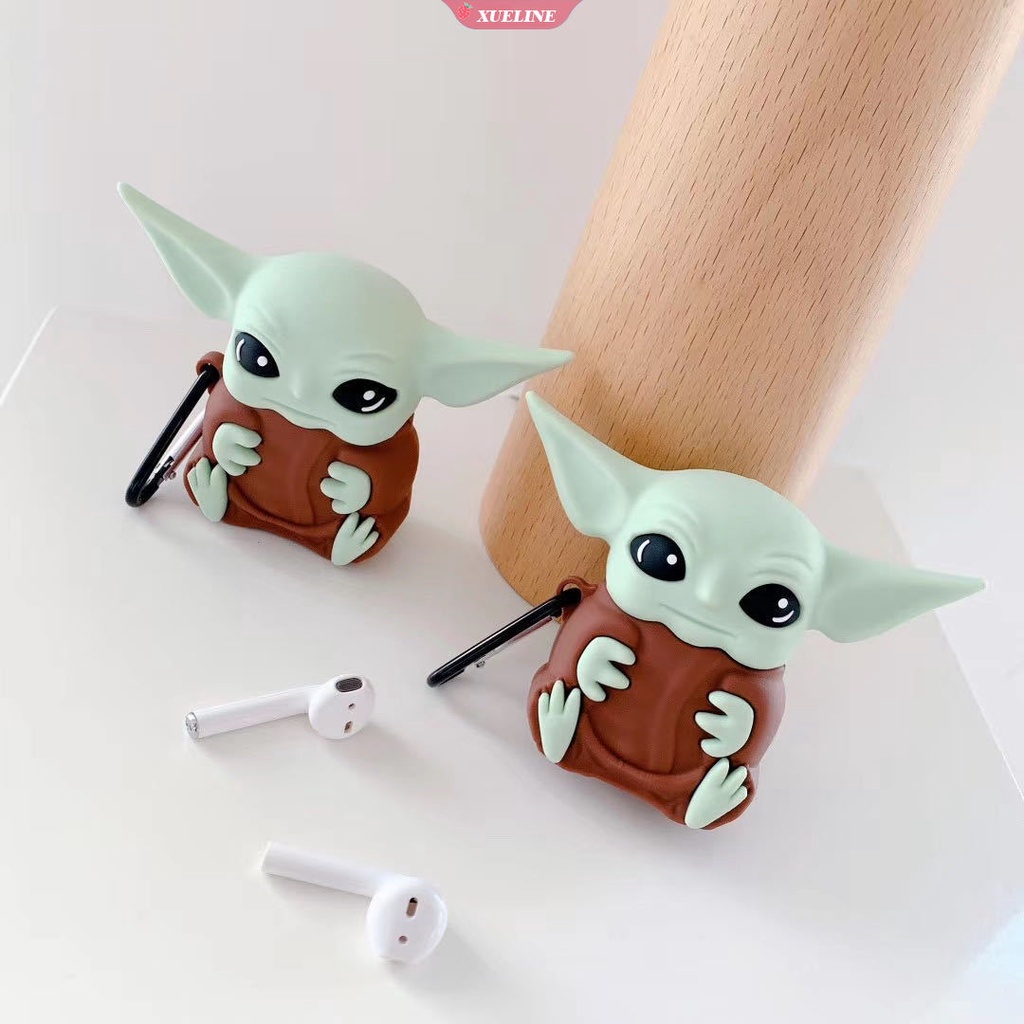 Casing Soft Case Silikon Motif Alien Untuk AirPods 1 / 2 / 3 pro