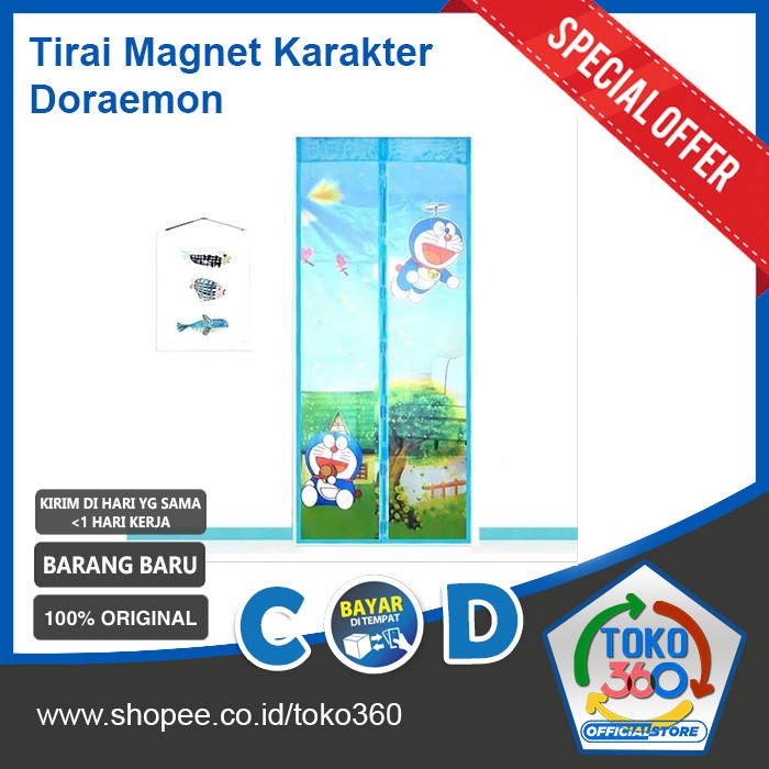  TOKO360  Tirai  Magnet Anti Nyamuk Bai Chuan Asli Lovebird 