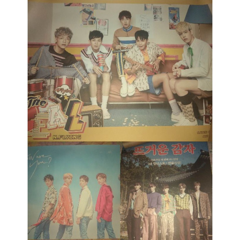 N.Flying Official Poster ( The Real, Hot Potato, HRUT, Spring Memories)