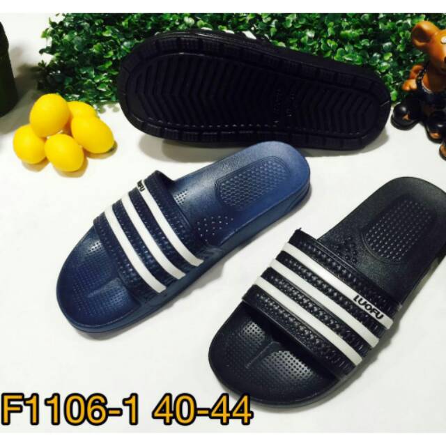 LUOFU ORIGINAL Sandal karet empuk murah cowok import model sendal pria 1106-1