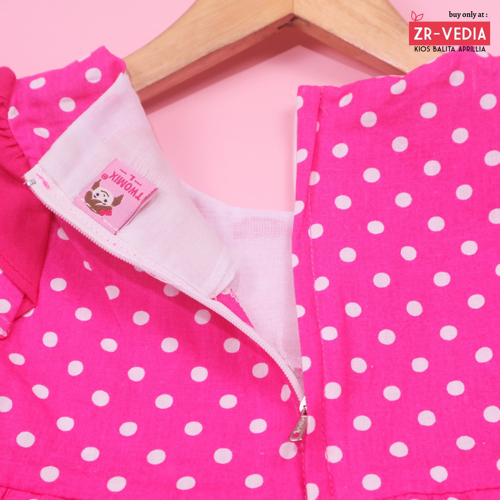 (GRATIS TAS) Dress Sakura 3-18 Bulan / SNI Baju Anak Bayi Perempuan EXPORT Quality Dres Branded Karakter