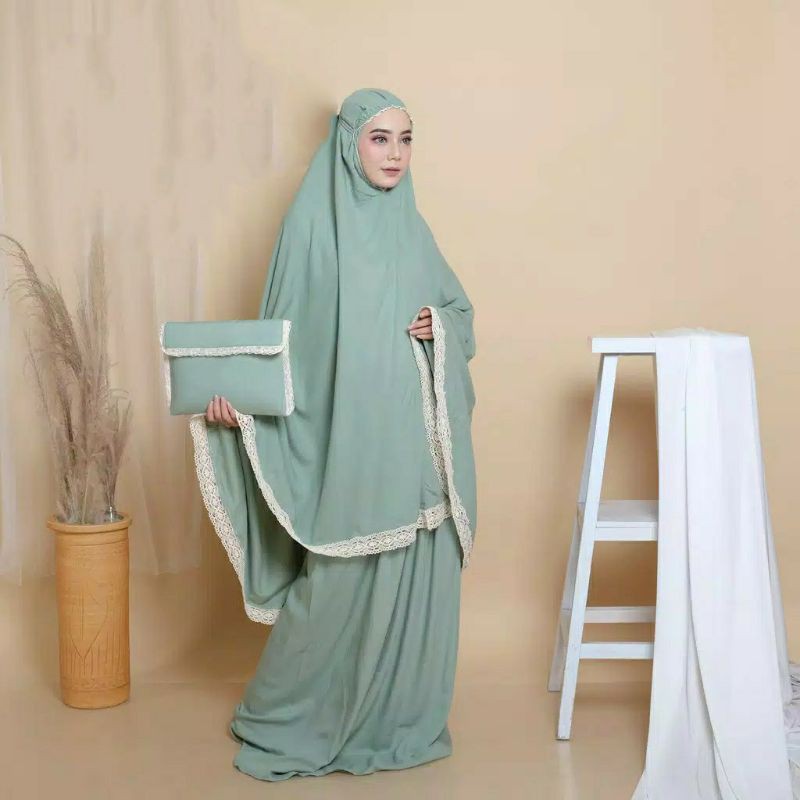 Mukenah Dewasa Murah Mukena Dewasa Premium Jumbo Polos Mukenah Bahan Katun Rayon Halus Adem Mukenah 