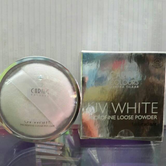 Caring UV White Microfine Loose Powder