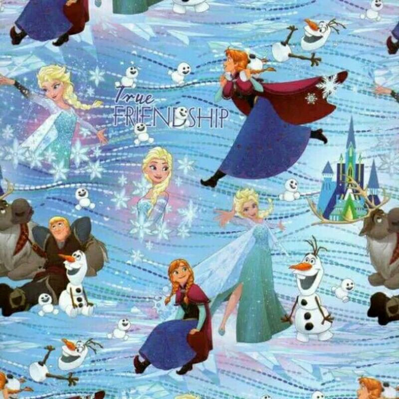 

kertas kado princess frozen