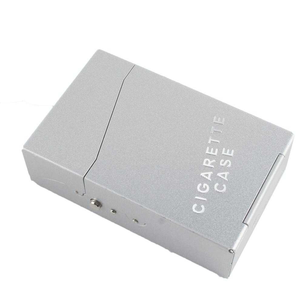 Kotak Rokok Fashion Aluminium Cigarette Case Kotak Bungkus Rokok Elegan Aluminium Cigarette Case