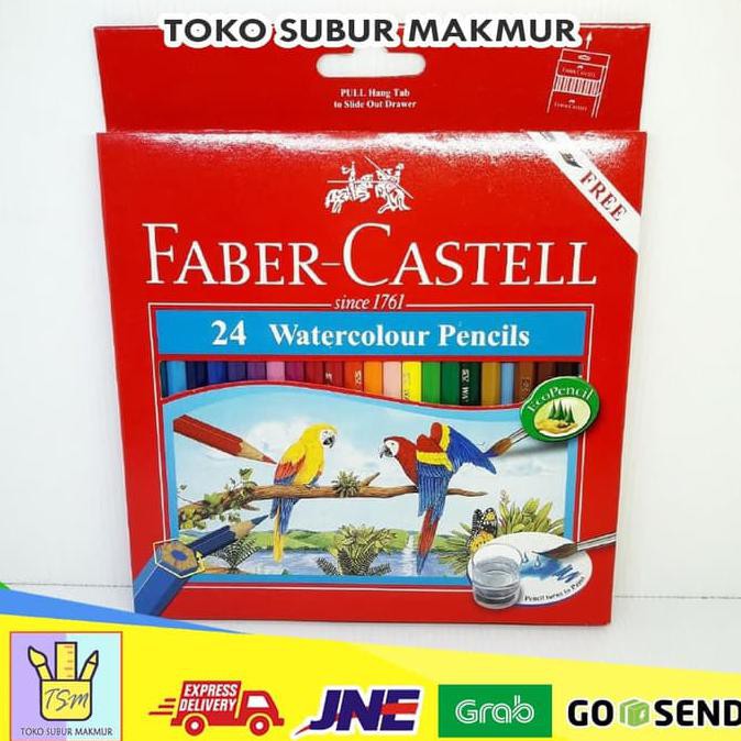 

Potlod / potlot / Pensil GAMBAR WARNA FABER CASTELL 12 24 CLASSIC WATERCOLOUR UNIK LUCU