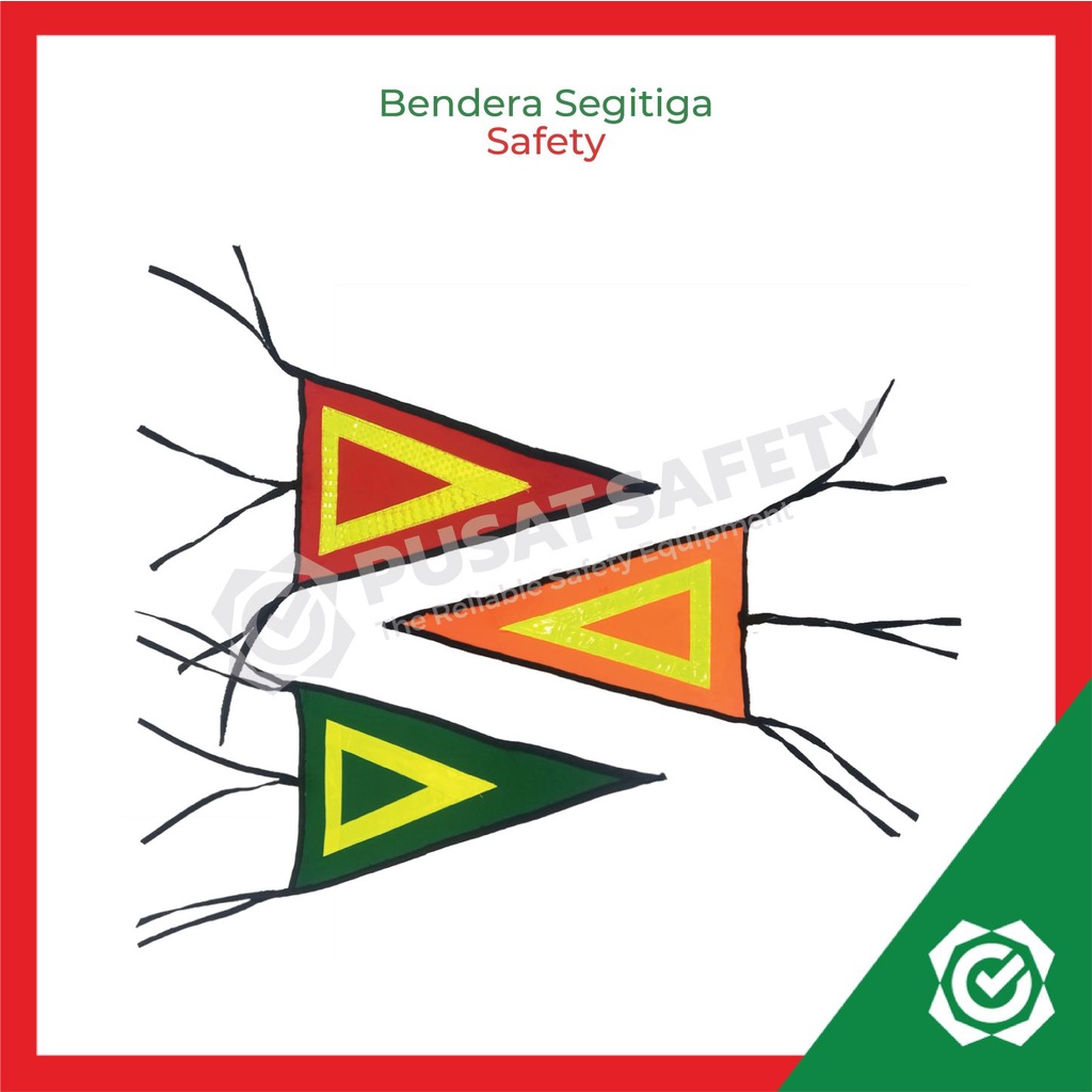 Bendera Safety Segitiga Jaring Scotlight