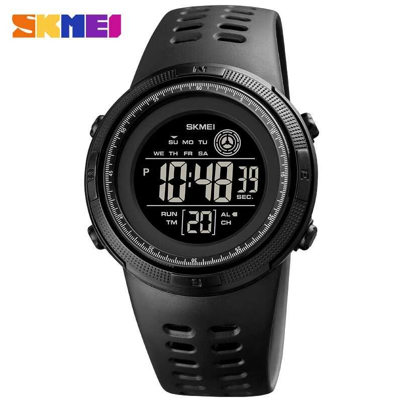 SKMEI Jam Tangan Digital Pria  1773 Aneka warna Hitam Merah Biru Hijau kuning Titanium Gray Silver P