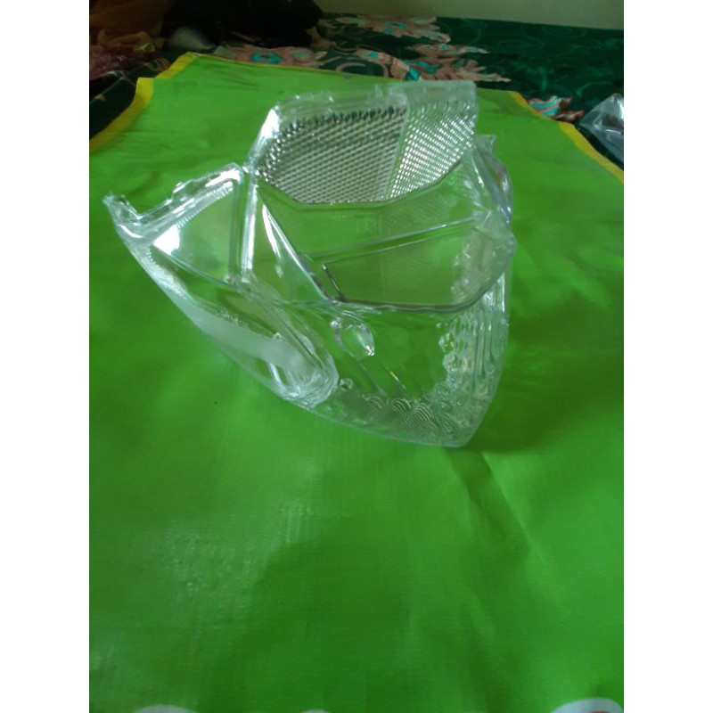 mika kaca lampu stop beat fi putih bening