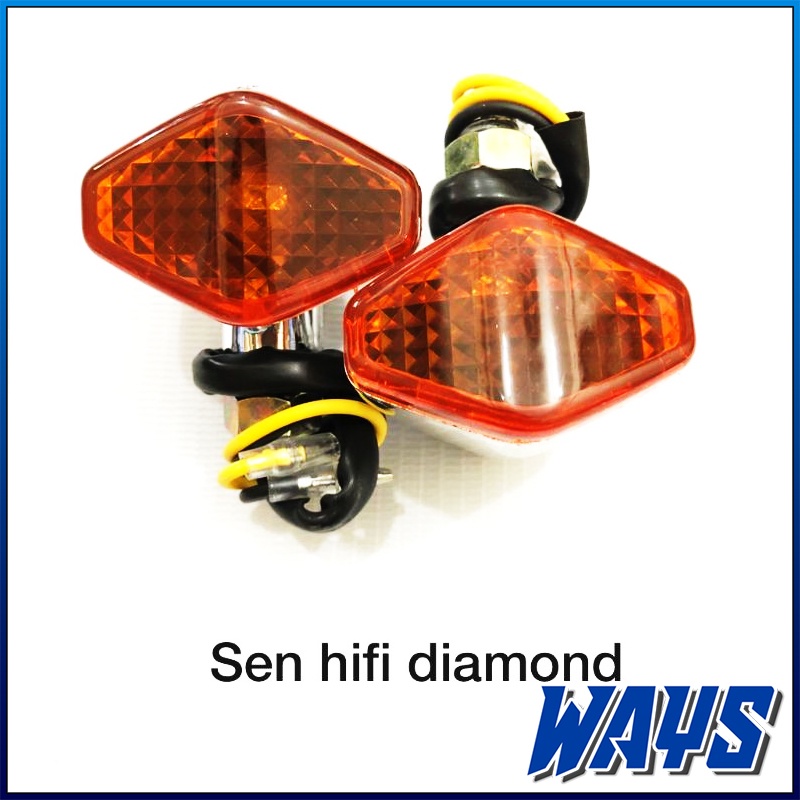 [L269] HIFI Diamond Lampu Sein Sen Kuping Model Diamon Variasi Motor Universal Vixion CBR CB 150 Verza Aerox PCX 150 Tiger MegaPro Rx King Scorpio Scoopy R15 R25 Ninja GSX