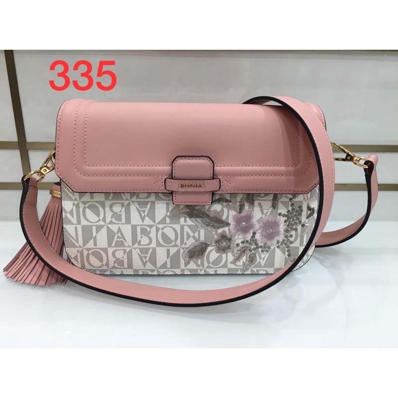 TAS BONIA ORI BORDIR PINK