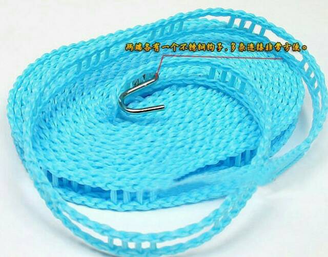 Slip jemuran 5 Meter angin gaya pagar laundry lebar 1,5 cm praktis murah
