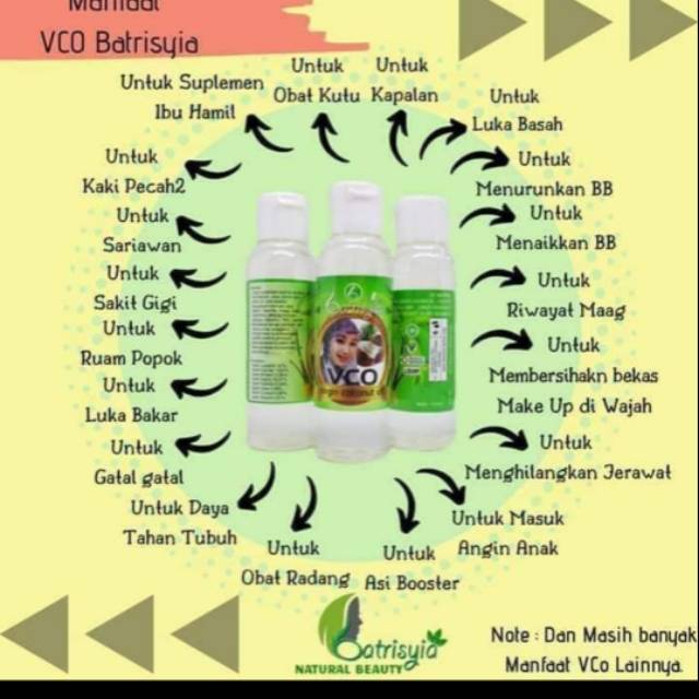 

VCO virgin coconut oil