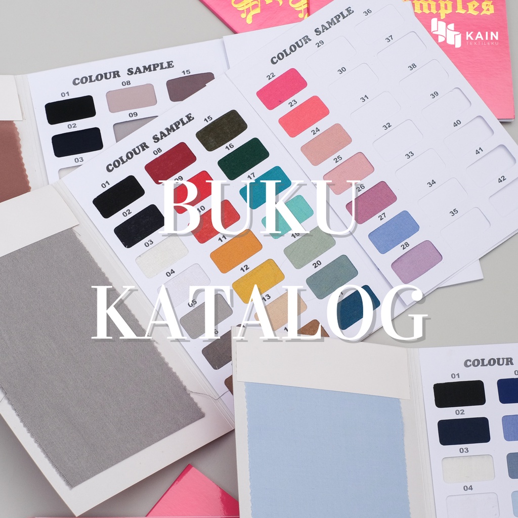 Buku Katalog Warna Kain Textileku