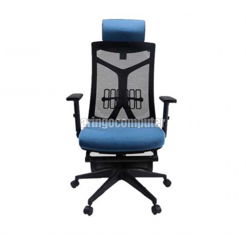 Gaming Chair Rexus ERGONOMIC NC1 MAX FOOTREST BLUE