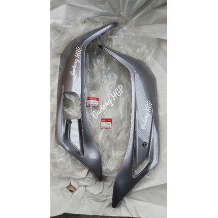 Cover R & L Side Set Silver Body Bawah PCX 125/150 CBU 2009-2013 64431/ 64432-KWN-900ZD Ori HGP