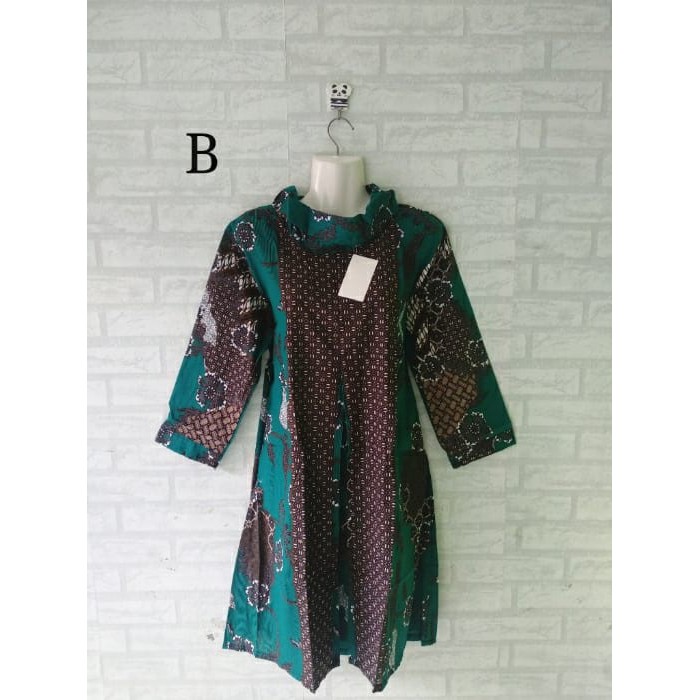 tunik dress kerah amanda