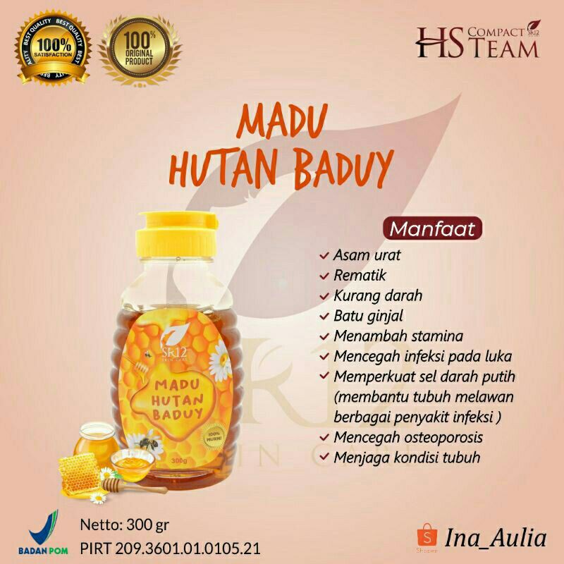 

Madu Hutan Baduy 140gr/Madu Murni Original Sr12