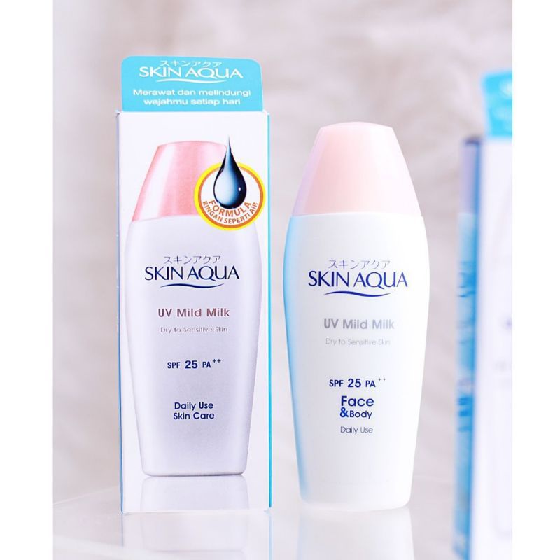 ✿ELYSABETHME✿ ѕкιη αqυα skin Aqua spf 25 sunscreen sunblock moist moisturizer