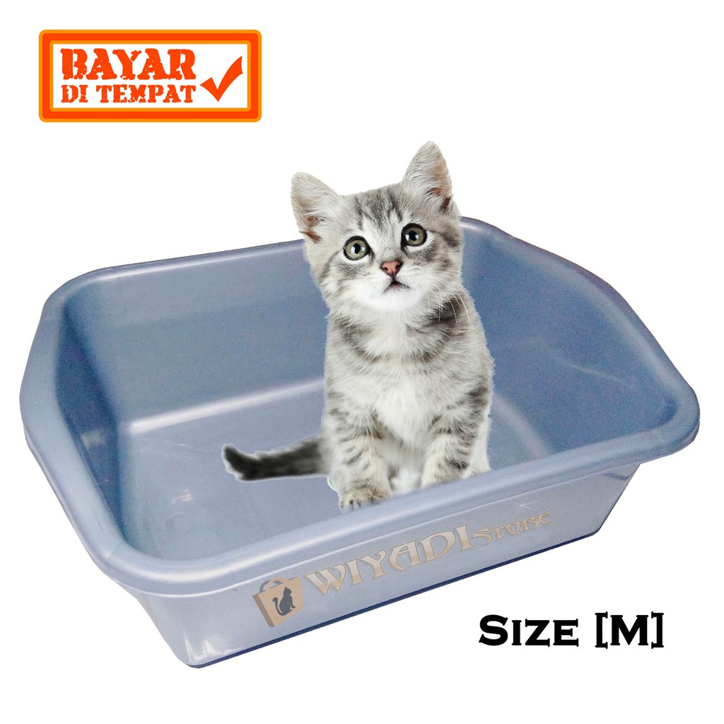 Tempat pup Litter Box Size [M] (Kotak / Bak Pasir Kucing kitten)