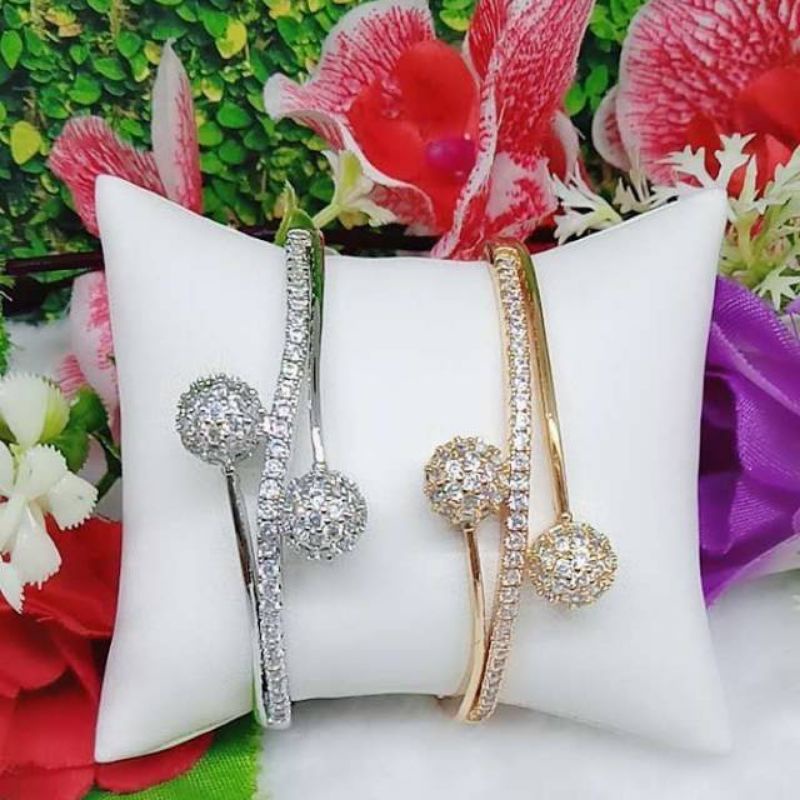 GELANG BANGKOK EMAS PUTIH kadar 15% (4,7 gram) bs request berat dan kadarnya