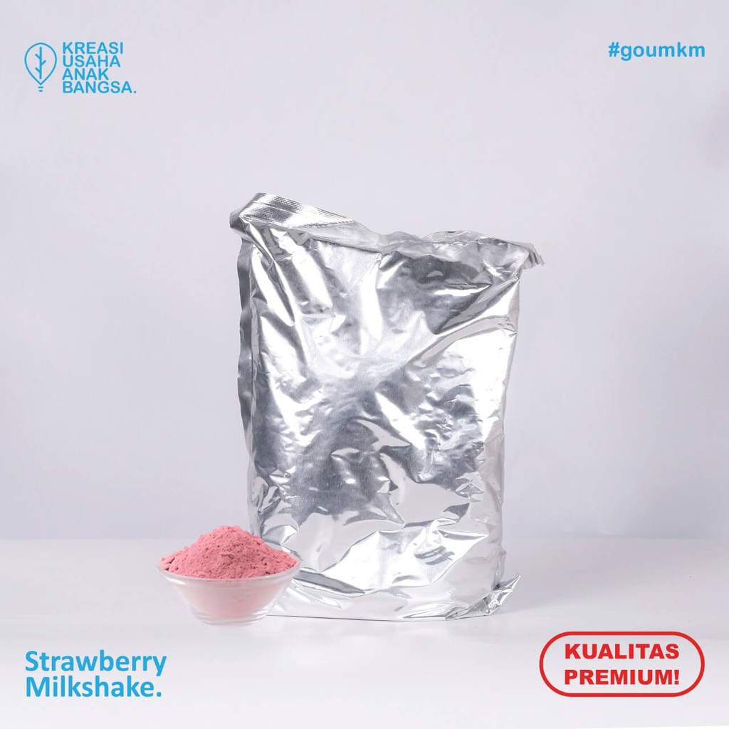 

PREMIUM STRAWBERRY MILKSHAKE POWDER 1KG