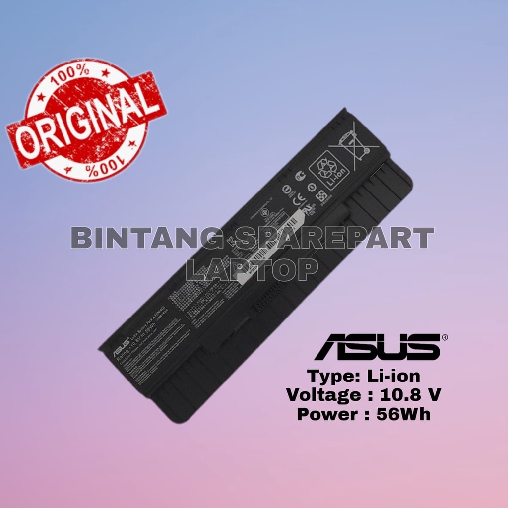 BATERAI BATTERY Batre ASUS ROG G551 G551j G551jk G551jm G551jw G551jx G551vw G771 G58JM A32NI405 GL551 N551 N751 G551JL G58JM G771J N551ZU Series ORIGINAL