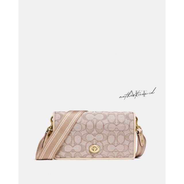 COACH HAYDEN FOLDOVER CROSSBODY CLUTCH IN SIGNATURE JACQUARD