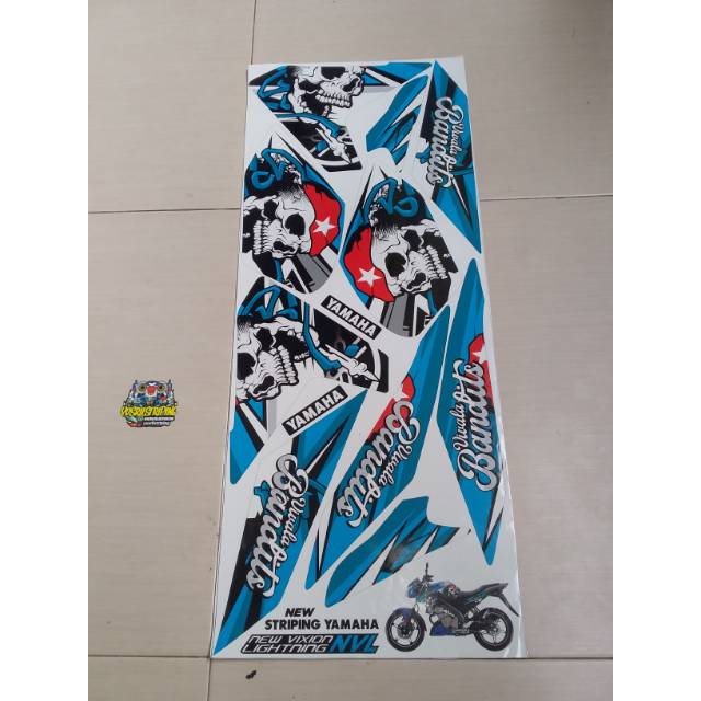 STRIPING/STIKER VARIASI NEW VIXION