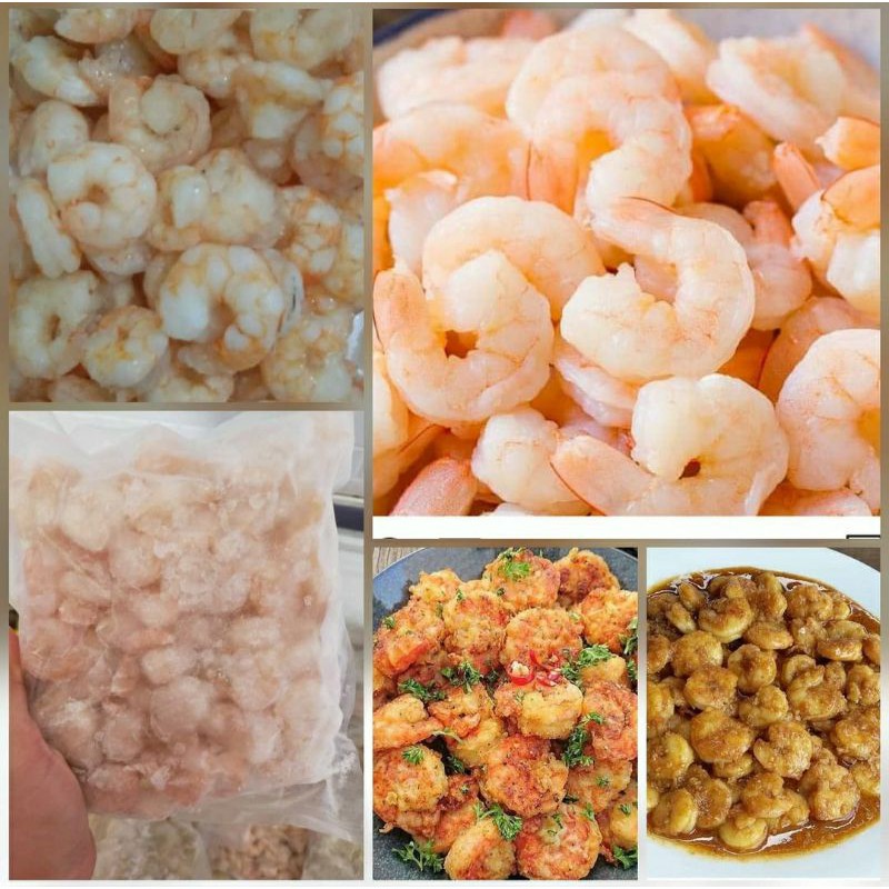 

Udang Kupas Cooked ROOT Udang Vaname Mentah Small Medium 500gr 1 kg