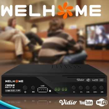 Paket Set Top Box Tv Digital WELHOME + Antena PX HDA-5600 DVB T2 EWS UHF HD / Set top box / set topbox tv digital untuk tv tabung / stb tv digital murah / set box tv digital murah / set box tv digital / set top box tv Bisa Youtube promo