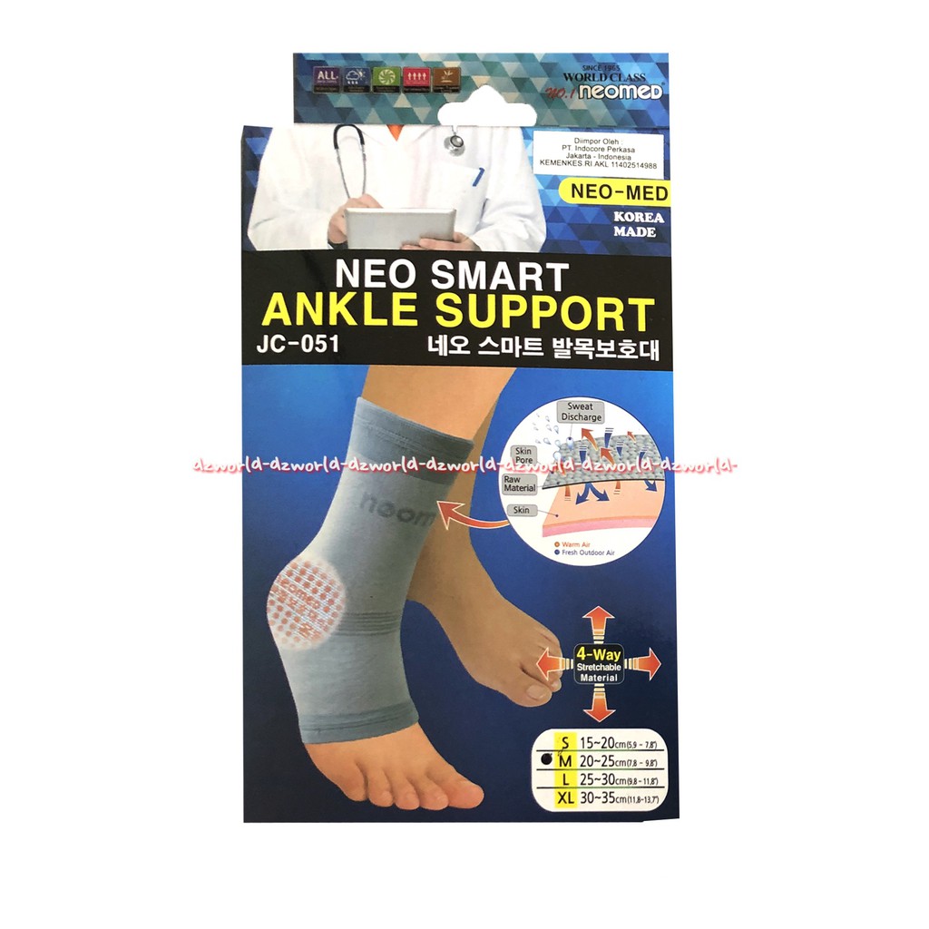 Neo-Med Neo Smart Neo Ankle Support JC-051 Alat Pelindung Tumit Saat Olahraga Neo Med