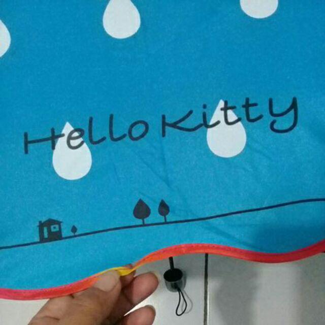 Payung Lipat Motif Hello Kitty Kuat Kokoh Anti Uv Nagoya Nf-417