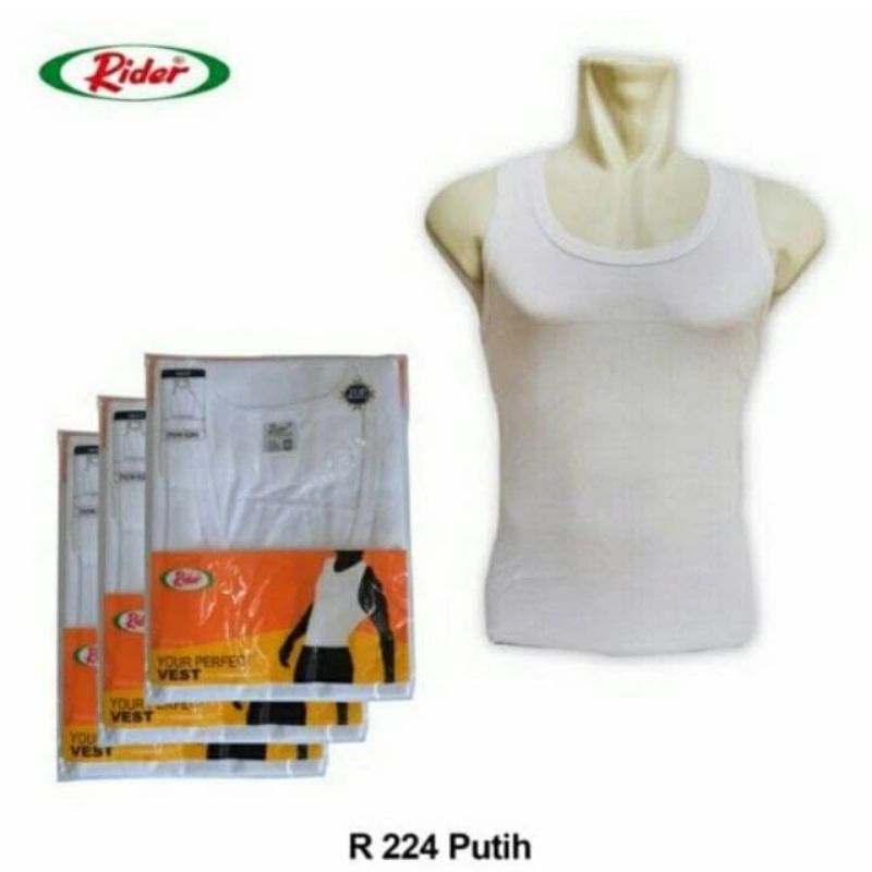 6 Pcs Singlet Pria RIDER R224B
