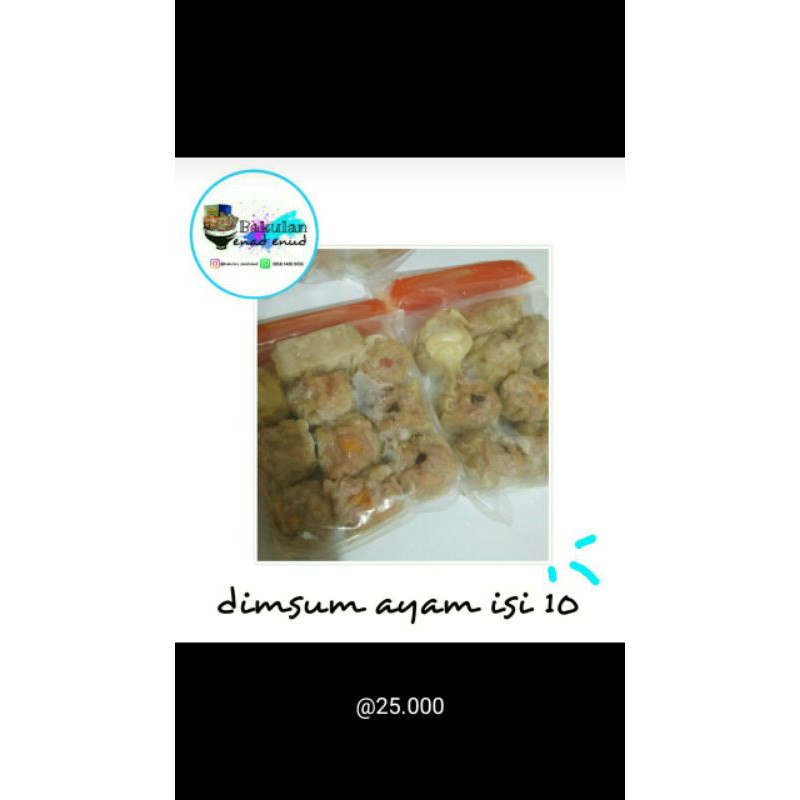 

Dimsum Ayam isi 10